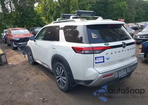 2022 Nissan Pathfinder Platinum 4Wd из США, поврежденный, VIN 5N1DR3DK7NC219348